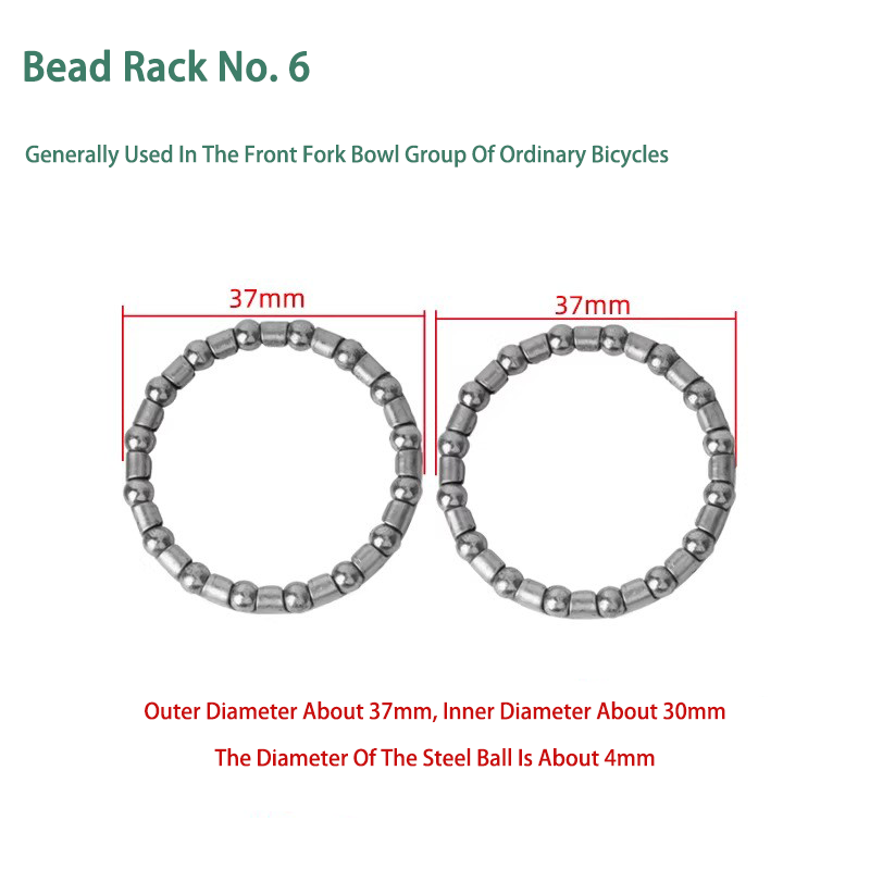 Number 6 Bead Rack (1 Piece) silvery