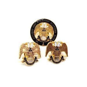 1.25 "cắt ra cổ xưa và chấp nhận Scottish Nghi Thức Pin masonic Scottish Nghi Thức 32nd ve áo Pin - Product Image 2