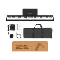 Piano numérique portable pliable KONIX, 88 touches, clavier MIDI, clavier de piano numérique chinois