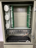 Gabinete de Fibra Óptica SMC para Exteriores, Impermeable, Gabinete de Conexión Cruzada de Fibra FTTH, Gabinete de Calle, Caja de Distribución de Fibra de 144-288 Núcleos