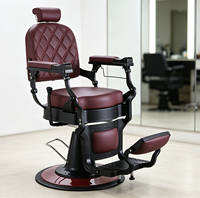 Chaise de Barbier Rétro Pivotante à Hauteur Réglable – Offre Spéciale