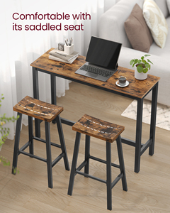 <span class=keywords><strong>Taburetes</strong></span> de Bar <span class=keywords><strong>VASAGLE</strong></span> para Comedor, <span class=keywords><strong>Taburetes</strong></span> de Cocina con Reposapiés, <span class=keywords><strong>Taburetes</strong></span> de Bar con Asiento de 23.6 Pulgadas - Product Image 6