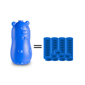 Limpiador de botellas de inodoro, desodorizante, oso aromático, azul, Burbuja, inodoro, limpiador - Product Image 3