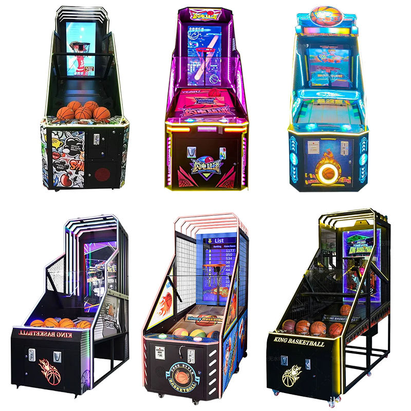 Hot-selling Basketball Machine with ABS & Metal Construction 110/220V Power