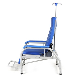 Chaise de perfusion médicale confortable de qualité chaise de perfusion inclinable réglable pour les patients de la clinique hospitalière - Product Image 4