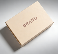 Boîte-cadeau de luxe en carton ondulé avec grand aimant pour cosmétiques, avec logo personnalisé, en provenance du Fujian