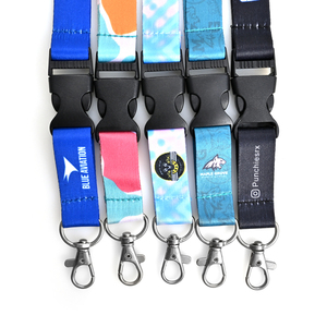 제조업체 무료 샘플 저렴한 목 끈 공장 직접 판매 사용자 정의 폴리에스터 끈 - Product Image 2