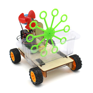 Kit de Ciencia DIY para Estudiantes: Coche Burbuja de Plástico con Batería Manual, Juguete Educativo para Aprendizaje STEAM (7-9 años) - Product Image 2