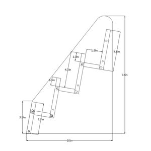 Présentoir rotatif portable en bois pour magazines, livres, journaux et brochures – Idéal pour les magasins de détail - Product Image 5