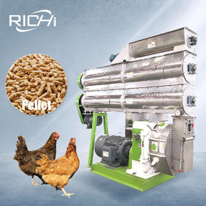Richi miễn phí cài đặt 5-7t/h gà động vật hạt Thức ăn viên Mill máy để bán - Product Image 1
