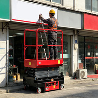 Plateforme élévatrice mobile à ciseaux 3,9m 10m 18m 300kg pour inspection de toiture – Vente en gros