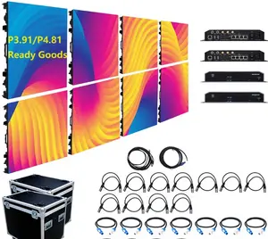 Popular P2.9 HD Video Wall Flexible Curved Advertising Television Studio Indoor Rental Led Screen With High Quality
