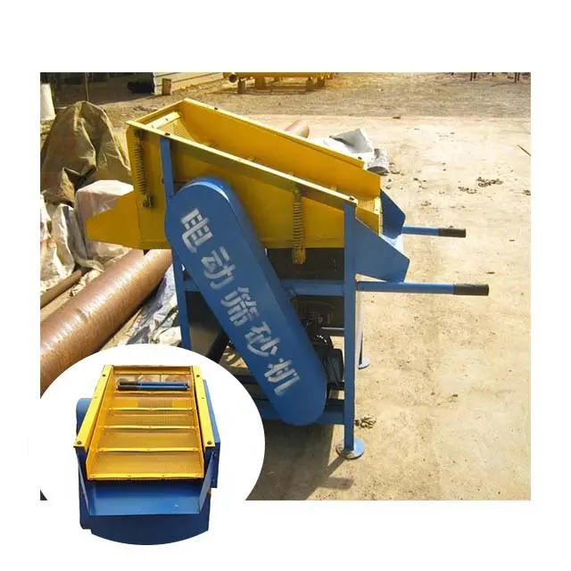 Fully automatic electric sand sieve machine multi-function ore separator vibrating sieve small construction site sieve