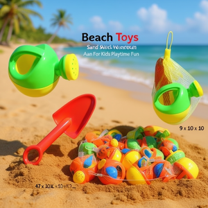 Set di giocattoli da spiaggia con pala e annaffiatoio 9x10x10 cm per il divertimento dei bambini - Product Image 3