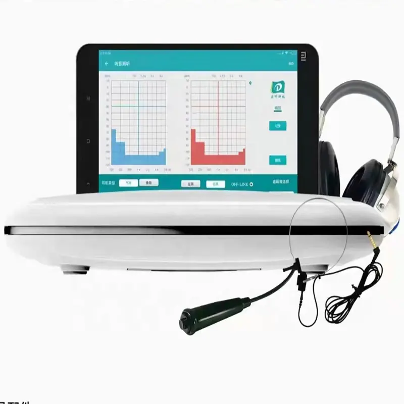 Amain OEM/ODM AMDT261バッテリーアンプ付き補聴器聴覚障害者OEMマイクサウンドオーディオメーター用パーソナルイヤー補聴器