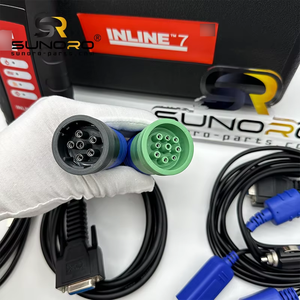 Camión en línea 7 Kit de adaptador de enlace de datos Herramienta de reparación de motor y Panasonic CF53 Laptop-Herramienta de diagnóstico de piezas de maquinaria de construcción - Product Image 5