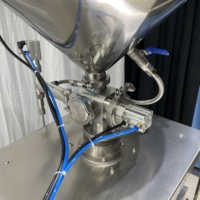 Machine de remplissage pneumatique semi-automatique à température constante pour crèmes, cires, baumes, onguents, gels, pâtes, shampoings et thés