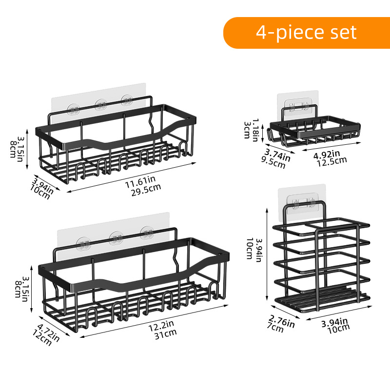 Ensemble de 4 pièces noir