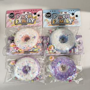 Customized TPR Simulation <b>Ring</b> Shaped Donut Squishy Toys Handmade Anxiety Relief Sensory Toys Slow Rising Novelty Girls Silicone - Product Image 5