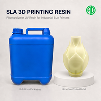 Résine d'impression 3D haute précision JCLT7916 AIDI 355nm UV pour imprimante SLA, faible rétrécissement, 10kg, vente en gros OEM/ODM