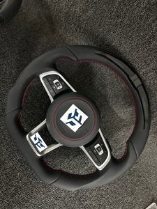 Volant en fibre de carbone LED pour Volkswagen VW <span class=keywords><strong>Golf</strong></span> 7.5 7 MK7.5 MK7 GTI <span class=keywords><strong>R</strong></span> GTD GTE Polo GTI <span class=keywords><strong>Tiguan</strong></span> Passat - Product Image 5