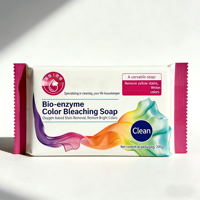 Savon Blanchissant Bio-Enzymatique Puissant Détachant pour Col et Poignets Nettoyage en Profondeur Savon à Lessive