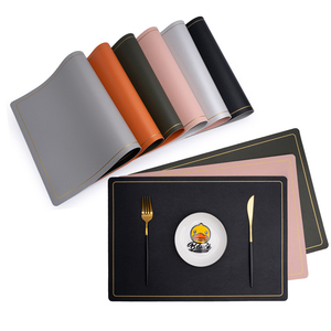Tùy chỉnh khách sạn da Bảng trang trí thanh bàn ăn tối Mat tablemat cho nhà hàng bảng - Product Image 2