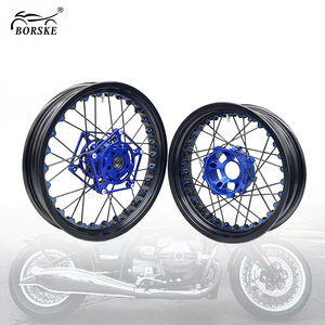 Fabricant de jantes de roues en alliage d'aluminium forgé, ensemble de roues avant et arrière pour moto <span class=keywords><strong>BMW</strong></span> <span class=keywords><strong>R18</strong></span> - Product Image 1