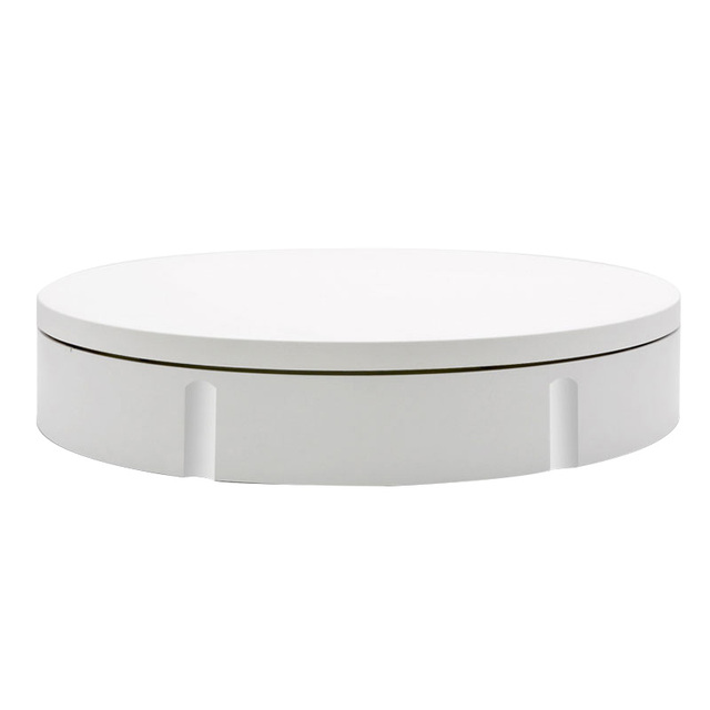 Electronic Turntable Display Stand Motorized Rotating Display Stand Adjustable Speed 22cm Diameter Turntable for Jewelry