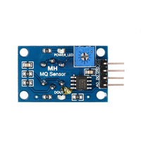 Modul Sensor Asap MQ-135, sensor udara sensitif terhadap asap, alkohol, hidrogen, karbon monoksida, bahan mudah terbakar, dan cairan bahan bakar.