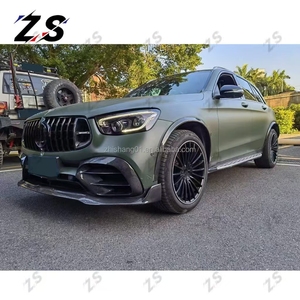 Kit carrosserie en Fiber de carbone ZS <span class=keywords><strong>Auto</strong></span> Performance pour mercedes-benz GLC mise à niveau BS Style pièces lèvre avant accessoires de voiture kit de carrosserie - Product Image 1