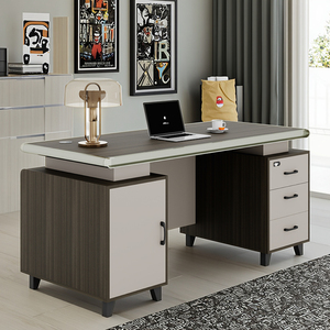 <span class=keywords><strong>Bureau</strong></span> de direction moderne et durable en bois avec panneaux à bords en aluminium, nouveau design, avec <span class=keywords><strong>rangement</strong></span>, pour usage domestique, <span class=keywords><strong>bureau</strong></span>, école, hôpital - Product Image 5