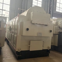 Ketel Uap Industri DZH Horizontal Biomassa 1-6 ton Berbahan Bakar Kayu Bakar, Limbah Kayu & Bagasse