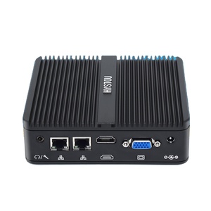 HYSTOU Factor Máy Tính <span class=keywords><strong>PC</strong></span> Siêu Nhỏ Không Quạt Công Nghiệp J4125 J4105 32GB Bộ Nhớ Nhỏ Giá Rẻ - Product Image 1