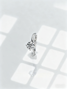 Solitaire Lab Grown <span class=keywords><strong>Diamond</strong></span> Ring 4-Prong Platinum Configuração Proposta Anel de Noivado IGI <span class=keywords><strong>Certified</strong></span> Custom Made - Product Image 3