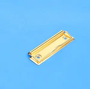 Plata de hierro portapapeles Clip de Metal Boardclip con caucho esquina para A4 de papel
