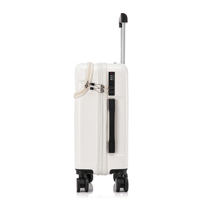 New Design Front Opening Luggage Hard Side Fashion PC Unisex <strong>Suitcase</strong> 3pcs <strong>White</strong> Travel Luggage Sets Wheel Valise - Product Image 3
