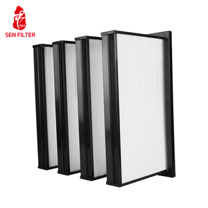 Hiệu Suất Cao Công Nghiệp V Ngân Hàng Sợi Thủy Tinh + ABS Hộp Nhựa Lọc Bộ Lọc Không Khí Yếu Tố Với Bụi Cao Công Suất Mới - Product Image 1