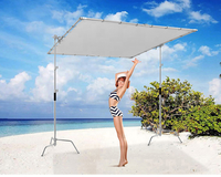 Studio photo Transparent pour Portrait, 2.4x2.4m, grand cadre HD, diffuseur de croquis pour Studio de Portrait, professionnel