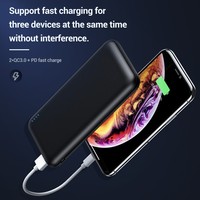18W QC3.0 10000mAh Banque De Puissance De Charge Rapide USB Type C Chargeur Mobile Portatif de Batteries Externes Powerbank