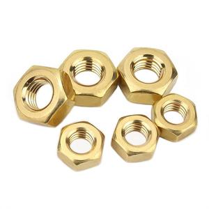 M3 M4 <strong>M5</strong> M6 M8 M10 M12 Metric Din 934 Polished Copper Hexagon Lock Nut Plain Brass Hex Nut for <strong>Bolt</strong> - Product Image 4