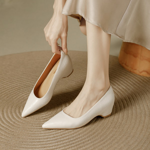 Women's Open Toe Ballet <b>Flats</b> Breathable Slip-On Comfort Shoes Summer Spring All Seasons Solid Color Low Heel - Product Image 1