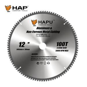 Hoja de sierra de <span class=keywords><strong>inglete</strong></span> de 12 pulgadas Hoja de sierra circular Hoja de sierra TCT de corte de aluminio para aluminio 305mm 100T (una pieza) - Product Image 1