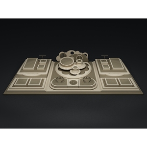 Vente en gros de pendentifs en marbre personnalisés pour enfants présentoir à bijoux Acriliy avec logo - Product Image 2