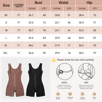 Expédition depuis les États-Unis : Nouveau Body Sculptant Gainant Intégral Sans Coutures à Compression Forte, Amincissant le Ventre, Rehausseur de Fesses et Serre-Taille pour Femme