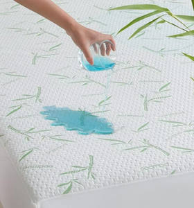 <span class=keywords><strong>King</strong></span> <span class=keywords><strong>Size</strong></span> wasserdichter Matratzen schoner Bambus kühlung Spann betttuch <span class=keywords><strong>Deep</strong></span> Pocket Matratze Bettdecke - Product Image 1