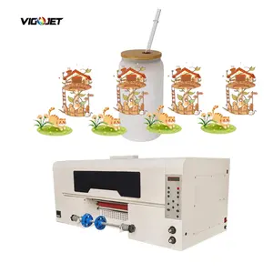 VIGOJET Uv Sticker A3 UV DTF Printer All In One 30cm With Laminator Film Transfer Printing