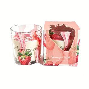 เทียนหอม Huang Ning Iced Specialty รุ่น Niche ระดับไฮเอนด์ กึ่งทำมือ รูปทรงกระบอก ทำจากขี้ผึ้งผสมฝ้ายบริสุทธิ์; ของตกแต่งบ้านและห้องนอน - Product Image 4