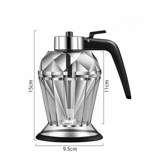 <span class=keywords><strong>Bouteille</strong></span> de distributeur de jus de sirop sûre en gros 200ml distributeur de miel en verre <span class=keywords><strong>bouteille</strong></span> de goutte d'huile transparente - Product Image 2