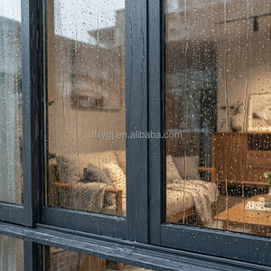 หน้าต่างและประตูบานเลื่อนอะลูมิเนียมสีดำทันสมัย |   ระบบโครงสร้างบางเฉียบเพื่อการชมวิวแบบพาโนรามาและการใช้งานที่ง่ายดาย - Product Image 5